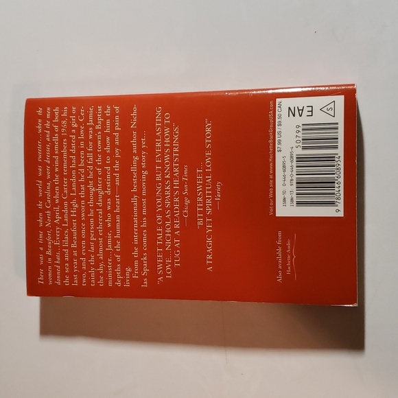 Bundle 5 Paperback Books Author Nicholas Sparks - Picture 9 of 12